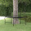 Berkfield Tree Bench 150 cm Black Steel 1