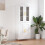 Berkfield Highboard White 69.5x34x180 cm Engineered Wood 1