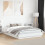 Berkfield Bed Frame without Mattress White 150x200 cm King Size 1