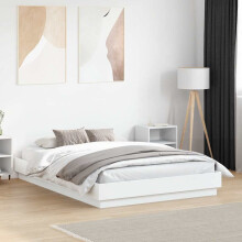 Berkfield Bed Frame without Mattress White 120x190 cm Small Double