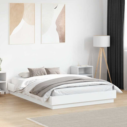Berkfield Bed Frame without Mattress White 120x190 cm Small Double