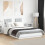 Berkfield Bed Frame without Mattress White 150x200 cm King Size 1