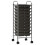 Berkfield 10-Drawer Mobile Storage Trolley Black Plastic 1
