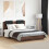Berkfield Bed Frame without Mattress Brown Oak 120x190 cm Small Double 1
