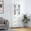 Berkfield Highboard White 69.5x34x180 cm Engineered Wood 1