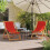 Berkfield Folding Beach Chairs 2 pcs Red Fabric 1
