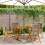 Berkfield Reclining Garden Chairs 4 pcs Grey Solid Wood Acacia 1