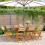 Berkfield Folding Garden Chairs 8 pcs Beige Solid Wood Acacia 1