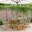 Berkfield Folding Garden Chairs 4 pcs Grey Poly Rattan and Solid Wood 1