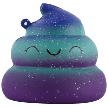 Kawaii Poo Squishy Toy Stress Relief Ball for Kids, Soft Squeezable Texture, Funny Party Favor