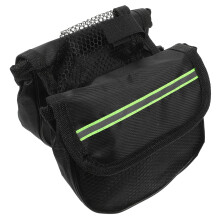 Bolsa reflectante para manillar de bicicleta de carretera (negra)