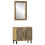 Berkfield 2 Piece Bathroom Furniture Set Solid Wood Mango 1