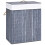 Berkfield Bamboo Laundry Basket Grey 83 L 1