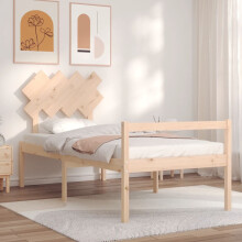 Berkfield Senior Bed without Mattress Single Solid Wood