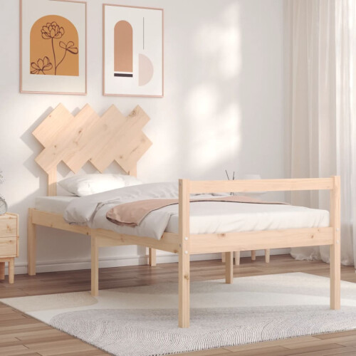 Berkfield Senior Bed without Mattress Single Solid Wood