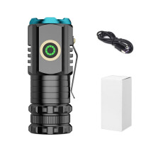 Dobíjecí jasná LED svítilna s vysokým světelným zdrojem Přenosná mini lampa pro