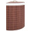 Berkfield Bamboo Corner Laundry Basket Brown 60 L 1