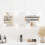 Berkfield Wall Mirror with LED Lights 30x80 cm Glass Rectangle 1