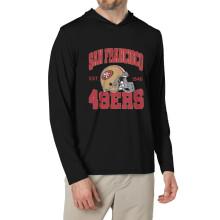 Pánske tričko s kapucňou a dlhým rukávom SF49ers