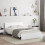 Berkfield Bed Frame with LED without Mattress White 135x190 cm Double 1