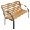 Berkfield Garden Bench 112 cm Solid Wood Fir 1