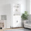 Berkfield Highboard White 69.5x34x180 cm Engineered Wood 1