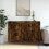 Berkfield Wall Mounted Cabinets 2 pcs Smoked Oak Engineered Wood 1
