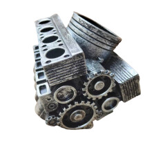Automotive Themed Resin Pen Pencil Holder Engine Model-Model A