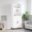 Berkfield Highboard White 69.5x34x180 cm Engineered Wood 1