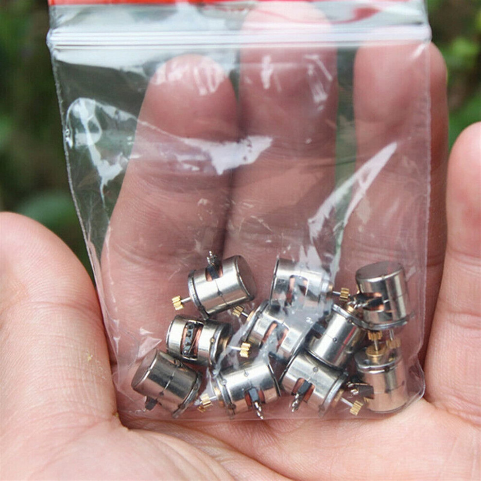 10Pcs Mini Stepper Motor 8Mm 2Phase 4Wire With 9 Teeth Gear For Diy Camera And Robotics Projects 9351714767385
