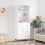Berkfield Highboard White 69.5x34x180 cm Engineered Wood 1