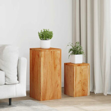 Berkfield Plant Stands 2 pcs Solid Acacia Wood
