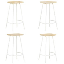 Berkfield Bar Stools 4 pcs Solid Mango Wood