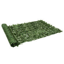Berkfield Balcony Privacy Screen with Dark Green Leaves 300x150 cm