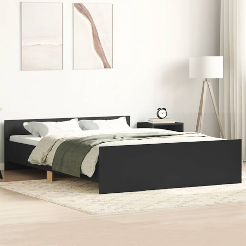 Berkfield Bed Frame without Mattress Black 120x190 cm Small Double