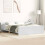 Berkfield Bed Frame without Mattress White 135x190 cm Double 1