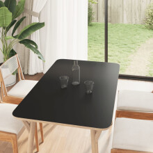 Berkfield Furniture Stickers Self-Adhesive Matte Black 90x500 cm PVC