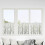 Berkfield Window Films 2 pcs Frosted Bamboo Pattern PVC 1