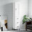 Berkfield Highboard White 34.5x34x180 cm Engineered Wood 1
