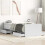 Berkfield Bed Frame without Mattress White 90x190 cm Single 1