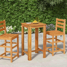 Berkfield Garden Bar Table 60x60x105 cm Solid Wood Acacia