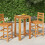 Berkfield Garden Bar Table 60x60x105 cm Solid Wood Acacia 1
