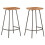 Berkfield Bar Stools 2 pcs Solid Acacia Wood 1