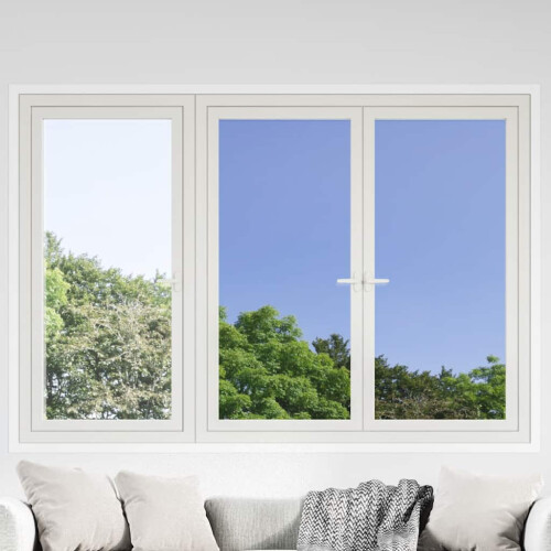 Berkfield Solar Films 5 pcs Static Reflective Effect Silver PVC