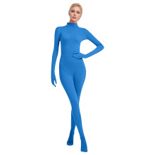 Halloween Öppen Helkroppsdräkt Spandex Öppen Ansikte Cosplay Kostym