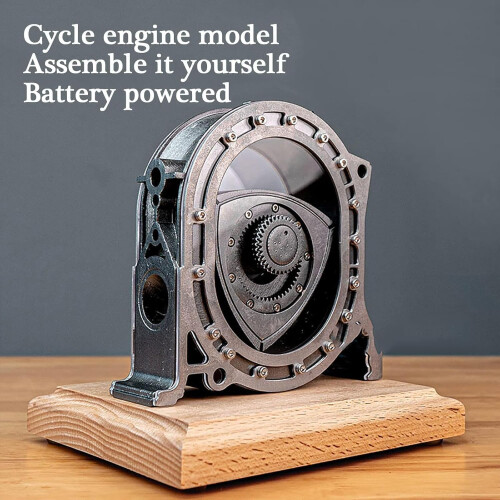 DIY Engine Model Kit with Realistic Rotary Engine Simulation, 600RPM Speed STEM Desktop Display 1