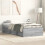 Berkfield Bed Frame without Mattress Grey Sonoma 90x190 cm Single 1