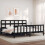 Berkfield Bed Frame without Mattress Black 200x200 cm Solid Wood Pine 1