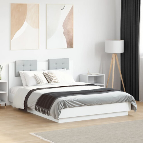 Berkfield Bed Frame without Mattress White 120x190 cm Small Double
