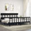 Berkfield Bed Frame without Mattress Black 200x200 cm Solid Wood Pine 1